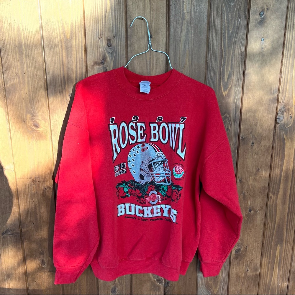 Vintage Ohio State Buckeyes 1997 Rose Bowl Crewneck (XL)